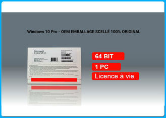 Pro sistema operativo della licenza dell'OEM di Microsoft Win10 - DVD francese 1 attivazione 100% dell'utente online