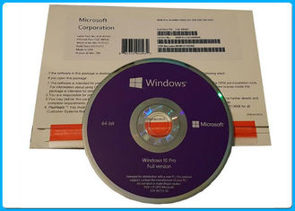 un DVD di 64 bit italiano inglese-francese della Corea del pro software di Microsoft Windows 10 della licenza del COA + di OS 1