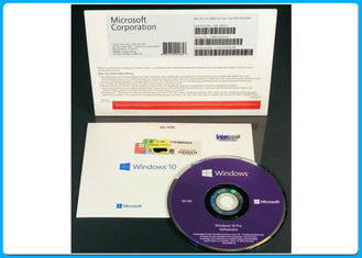 64 software di Microsoft Windows 10 della licenza dell'OEM di DVD del bit pro, pro/dell'OEM pacchetto domestico di win10