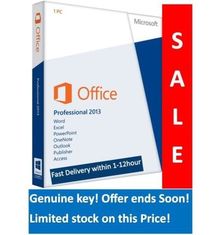 Software del professionista di Microsoft Office 2013 pro più il pacchetto al minuto + licenza genuina standard