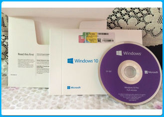 Licenza genuina dell'OEM di Microsoft Windows 10 di pro del software 32x 64 DVD professionale del bit