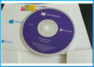 Chiave su misura dell'OEM di DVD del software 64bit di Microsoft Windows 10 di lingua pro