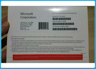 Pro chiave dell'OEM della licenza dell'OEM di DVD del bit del software 64 di Microsoft Windows 10/inglese/francese/Corea/attivazione spagnola di vita