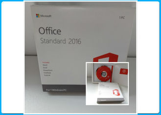 Retailbox del dvd di Microsoft Office 2016 genuini, ufficio 2016 standard e dati standard dell'HB dell'ufficio