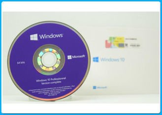 Versione completa Microsoft Windows 10 pro 64 francesi di DVD dell'OEM del system builder del bit di vittoria