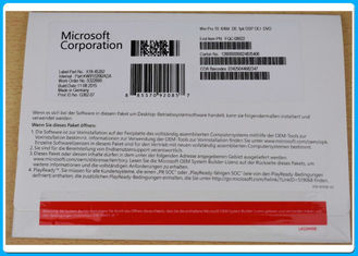 DVD e licenza del pacchetto dell'OEM del bit del software 64 di Microsoft Windows 10 online di attivazione pro