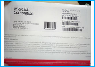 Microsoft Windows 8,1 - il 32 bit pieno di versione e l'OEM NUOVISSIMO del polacco di 64 bit imballano