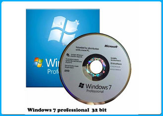Licenza professionale del COA di DVD dell'ologramma del bit di Microsoft Windows 7 pro SP1 64