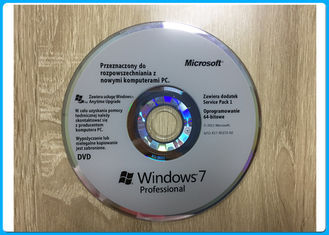 Licenza online FQC-08289 del COA dell'OEM di DVD di SP1 64Bit di chiave dell'OEM di Windows 7 di attivazione pro