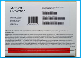 Pro software 64bit multilingue di Windows 10 con la licenza chiave originale