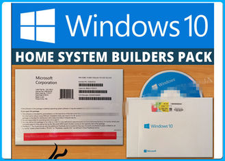 Autoadesivo domestico di chiave dell'autorizzazione del system builder di DVD 32/64BIT di Windows 10 genuini + del COA dell'OEM