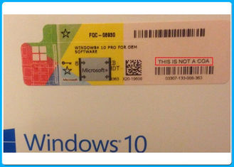 Attivazione online 32bit 64bit dell'ITALIANO di Microsoft Windows 10 di pro del software di DVD/COA chiave genuina della licenza