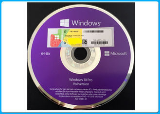 attivazione online chiave originale del pro del software di 32BIT 64BIT DVDMicrosoft Windows 10 pacchetto dell'OEM