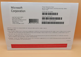 Licenza originale di versione di Microsoft Windows 10 del pro del software 64 del bit pacchetto coreano dell'OEM