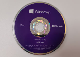 Lingua chiave FQC -08983 di arabo di originale 100% della licenza del Coa dell'OEM di DVD professionale di 64 bit di Windows 10