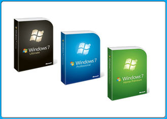 chiave professionale del prodotto dell'OEM del COA DELL del bit sp1 64 delle finestre 7 al minuto della scatola di Microsoft Windows 7 pro