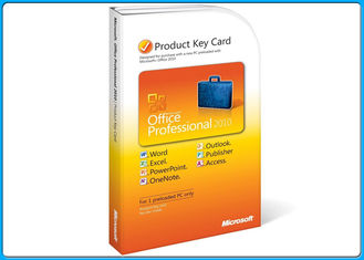 Autoadesivo del Coa dell'ufficio 2010 di codice di chiave a tubo di vendita al dettaglio di Microsoft Office di originale di 100% pro