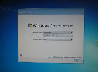 Scatola piena di vendita al dettaglio di versione del bit di premio 64 della casa di Windows 7 dei software di Microsoft Windows di chiave di FPP