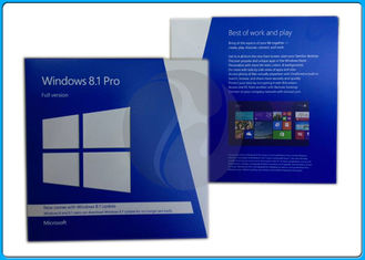 Scatola piena di vendita al dettaglio di versione di 64 bit DVD di Microsoft Windows 8,1 computer/del PC pro