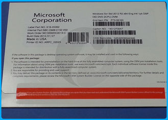 CALS genuino R2 standard 64Eng di norma R2 5 del server 2012 di Microsoft Windows della scatola dell'OEM
