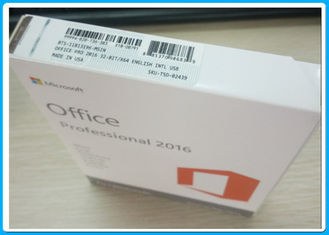 Software chiave genuino Retailbox del professionista di Microsoft Office 2016 con l'ufficio 2016 di USB domestico e l'affare