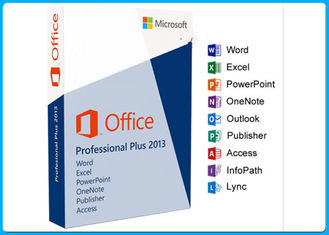 Software inglese del professionista di Microsoft Office 2013 di versione, scatola Dvd di vendita al dettaglio di Microsoft Office