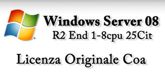 L'impresa R2, Windows del server 2008 di vittoria divide la licenza chiave genuina Retailbox del software standard 2008