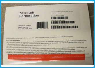 Pro licenza dell'OEM di DVD del bit del software 64 di Microsoft Windows 10, hardware con computer personale