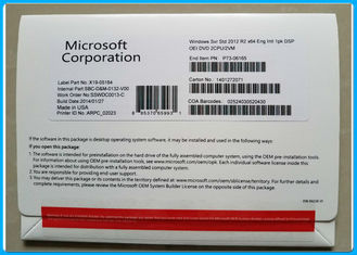DVD del server 2012 R2 DSP OEI di Microsoft Windows &amp; COA standard 2CPU/2VM P73-06165