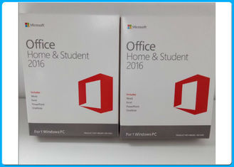 Microsoft Office licenza domestica e dello studente di 2016 senza dvd dentro, retailbox 2016 di HS dell'ufficio
