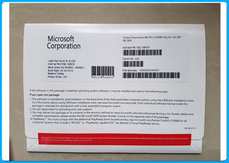 Licenza professionale Sticke del COA dei software 10 online 32bit 64bit di Microsoft Windows di attivazione