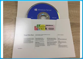 DVD standard 64bit del server 2016 dei software di Microsoft Windows con un CALS di 5 utenti ed il pacchetto dell'OEM dei 16 centri