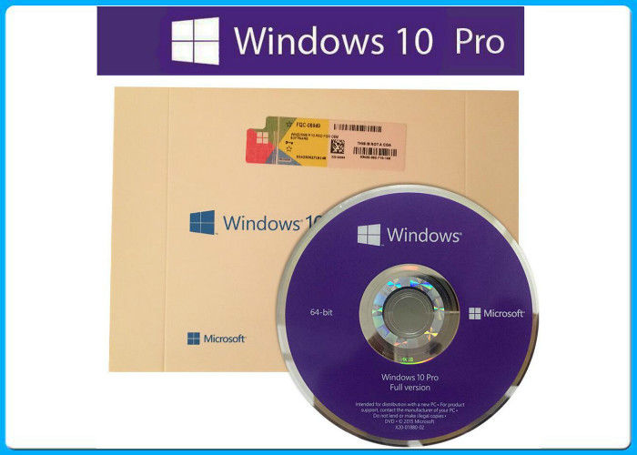 Pro pacchetto professionale di DVD del bit del francese 64 di Microsoft Windows 10 genuini/fatto nella chiave originale della Germania attivata